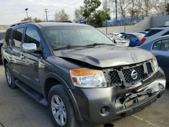 5N1AA08C68N624217 - 2008 NISSAN ARMADA SE GRAY photo 1