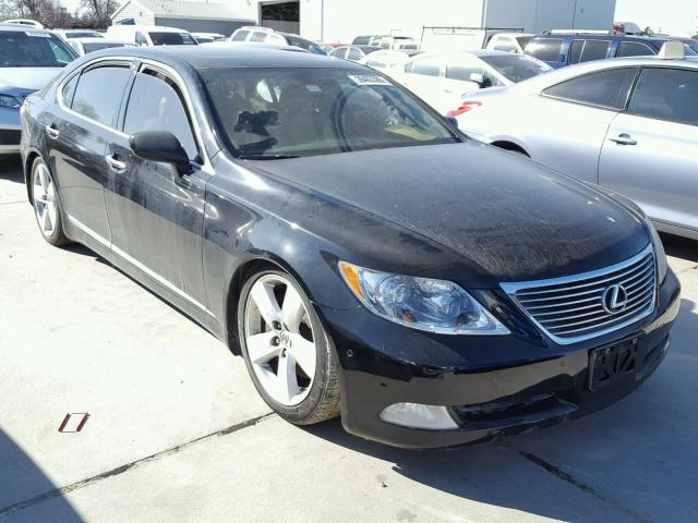 JTHGL46F585027944 - 2008 LEXUS LS 460L BLACK photo 1