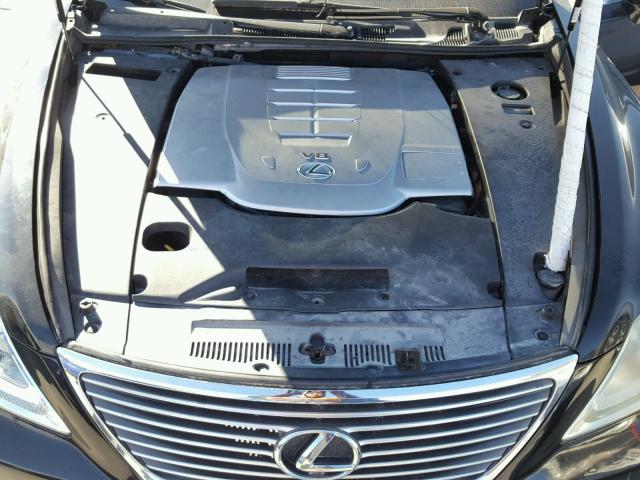 JTHGL46F585027944 - 2008 LEXUS LS 460L BLACK photo 7