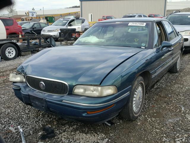 1G4HR52K3WH415162 - 1998 BUICK LESABRE LI GREEN photo 2