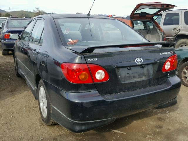 1NXBR32EX3Z088900 - 2003 TOYOTA COROLLA BLACK photo 3