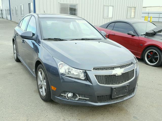 1G1PE5SB6D7163219 - 2013 CHEVROLET CRUZE LT CHARCOAL photo 1