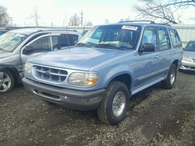 1FMZU34X8WZB70627 - 1998 FORD EXPLORER BLUE photo 2