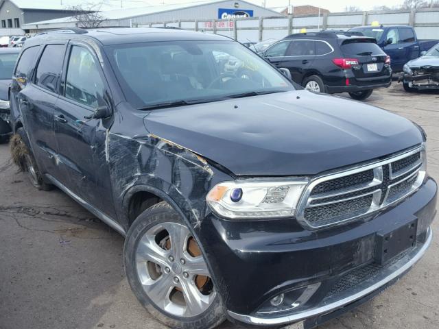 1C4RDJDG0EC412921 - 2014 DODGE DURANGO LI BLACK photo 1