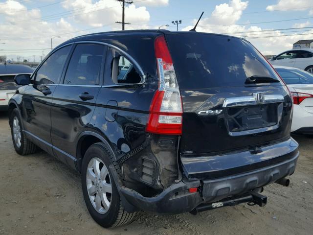 JHLRE38597C035254 - 2007 HONDA CR-V EX BLACK photo 3