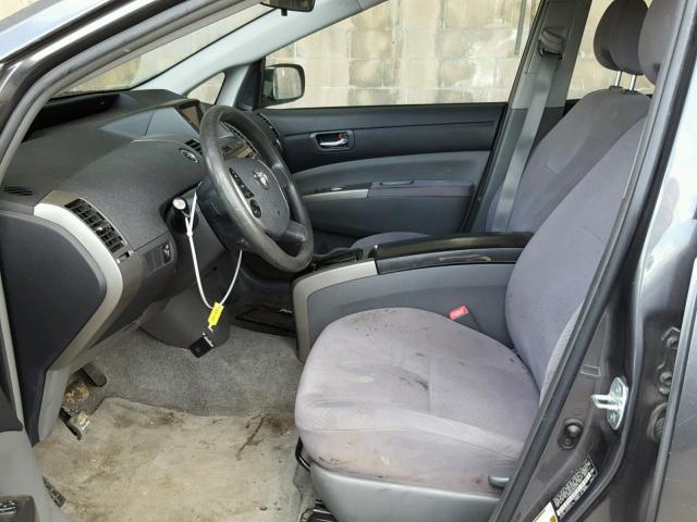 JTDKB20U883346793 - 2008 TOYOTA PRIUS GRAY photo 5