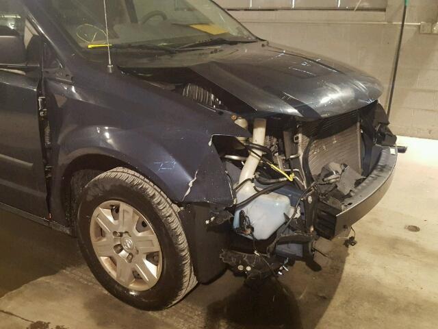 1D8HN44H68B185104 - 2008 DODGE GRAND CARA BLUE photo 9