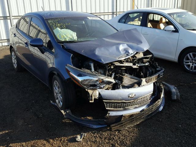 KNADM4A34G6678079 - 2016 KIA RIO LX Կապույտ լուսանկար 1