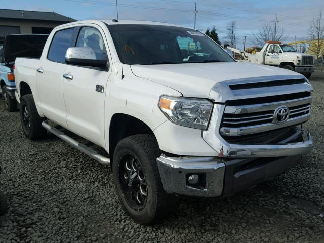 5TFAY5F16GX503303 - 2016 TOYOTA TUNDRA CRE WHITE photo 1