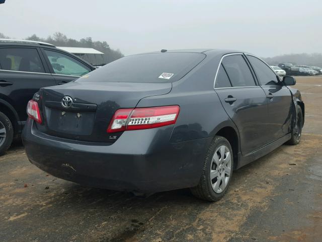 4T1BF3EK2BU120134 - 2011 TOYOTA CAMRY BASE GRAY photo 4