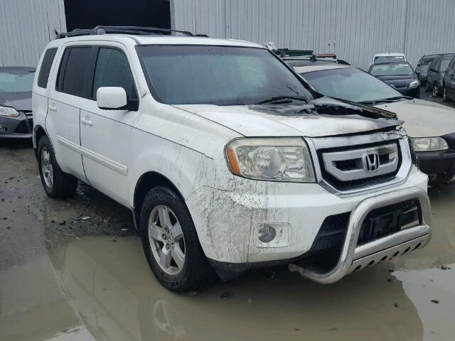 5FNYF48579B012668 - 2009 HONDA PILOT EXL WHITE photo 1