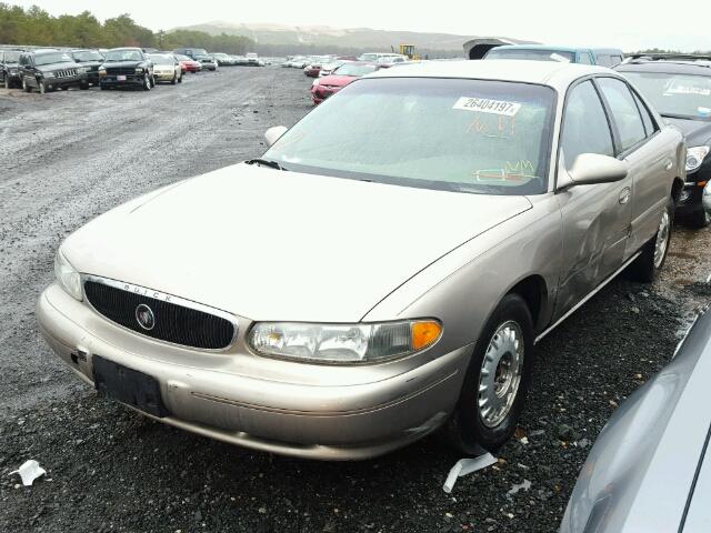 2G4WS52J211171129 - 2001 BUICK CENTURY CU TAN photo 2