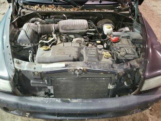 1D7HL38K24S538409 - 2004 DODGE DAKOTA QUA GRAY photo 7