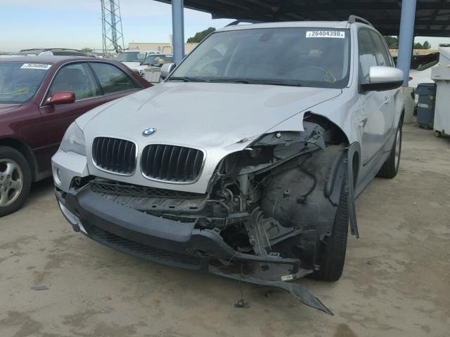 5UXFE43568L000233 - 2008 BMW X5 3.0I SILVER photo 2