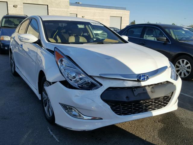 KMHEC4A47DA080169 - 2013 HYUNDAI SONATA HYB WHITE photo 1