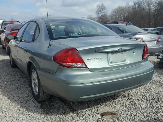 1FAFP53245A241552 - 2005 FORD TAURUS SE GREEN photo 3