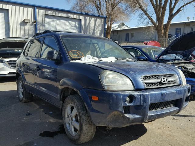 KM8JM12B86U342208 - 2006 HYUNDAI TUCSON GL BLUE photo 1