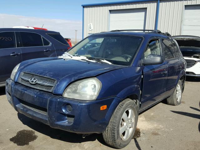 KM8JM12B86U342208 - 2006 HYUNDAI TUCSON GL BLUE photo 2