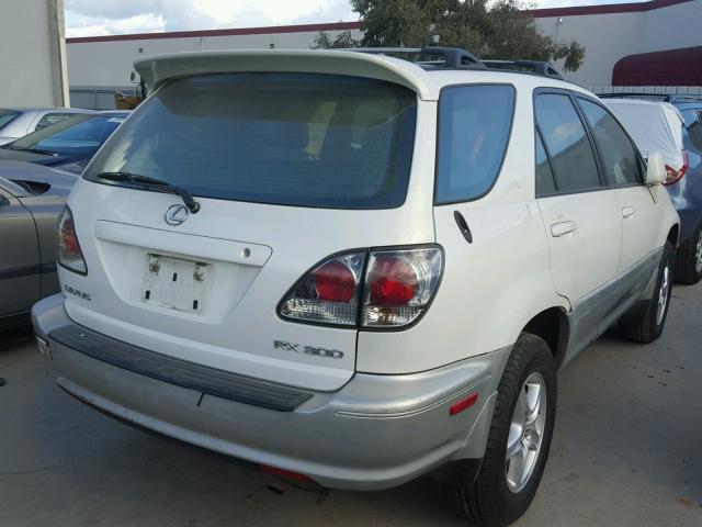 JTJHF10U710199248 - 2001 LEXUS RX 300 WHITE photo 4