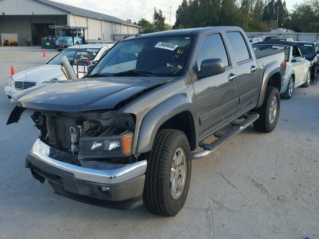 1GCHSDFE6C8126540 - 2012 CHEVROLET COLORADO L GRAY photo 2