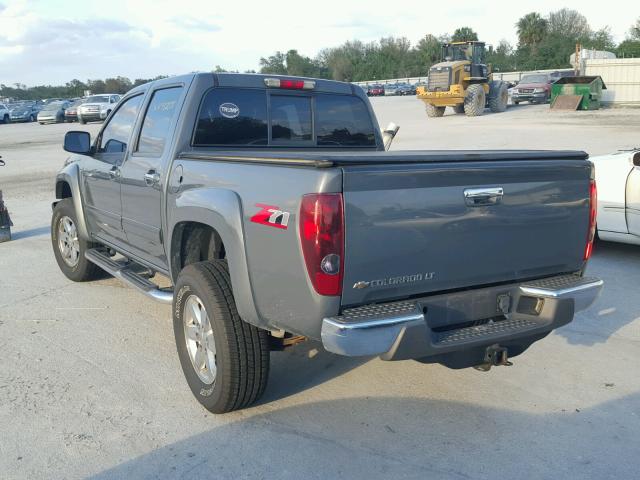 1GCHSDFE6C8126540 - 2012 CHEVROLET COLORADO L GRAY photo 3