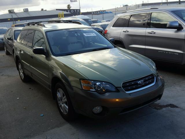 4S4BP61C857307555 - 2005 SUBARU LEGACY OUT GREEN photo 1