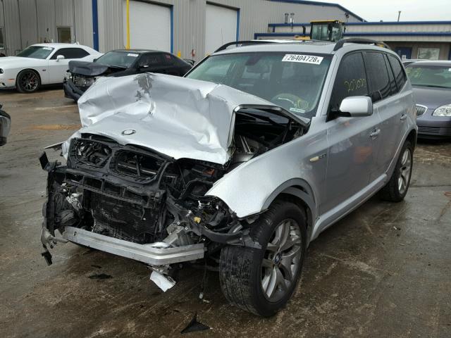 WBXPA93446WD33151 - 2006 BMW X3 3.0I SILVER photo 2