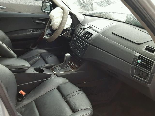 WBXPA93446WD33151 - 2006 BMW X3 3.0I SILVER photo 5