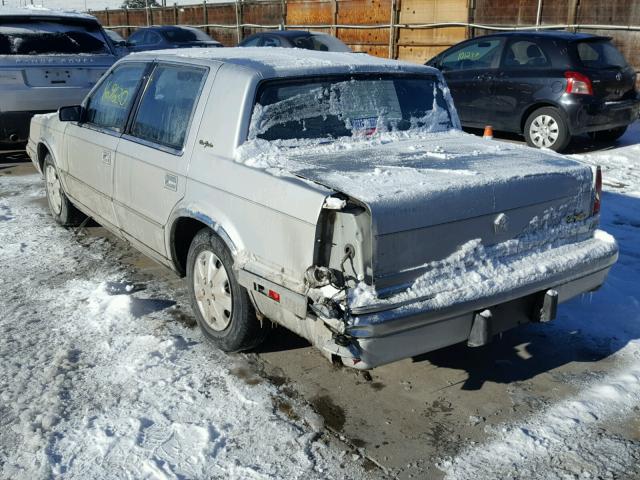 1C3BC4638KD542892 - 1989 CHRYSLER NEW YORKER GRAY photo 3