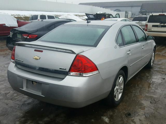 2G1WT58K181233186 - 2008 CHEVROLET IMPALA LT SILVER photo 4