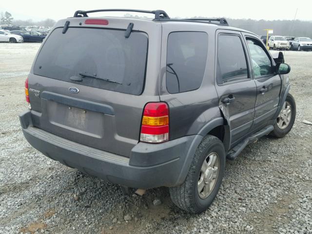 1FMYU03152KB39054 - 2002 FORD ESCAPE XLT GRAY photo 4