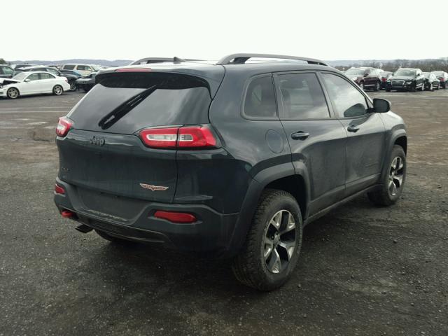 1C4PJMBB1HW528608 - 2017 JEEP CHEROKEE T GRAY photo 4