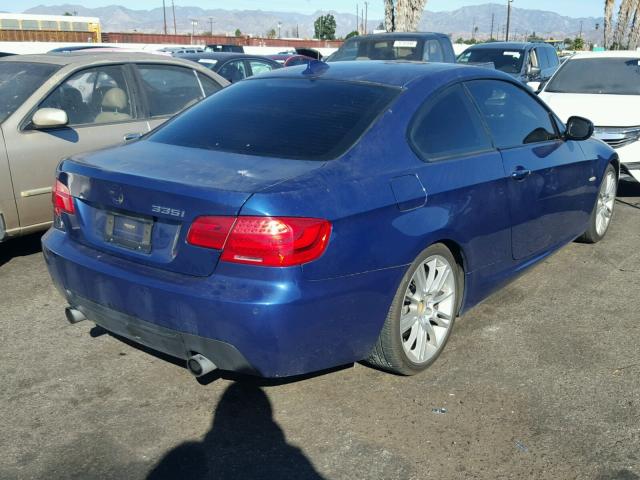 WBAKG7C56DJ438216 - 2013 BMW 335 I BLUE photo 4