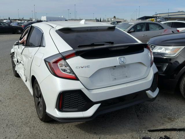 SHHFK7H51HU407365 - 2017 HONDA CIVIC EX თეთრი ფოტო 3