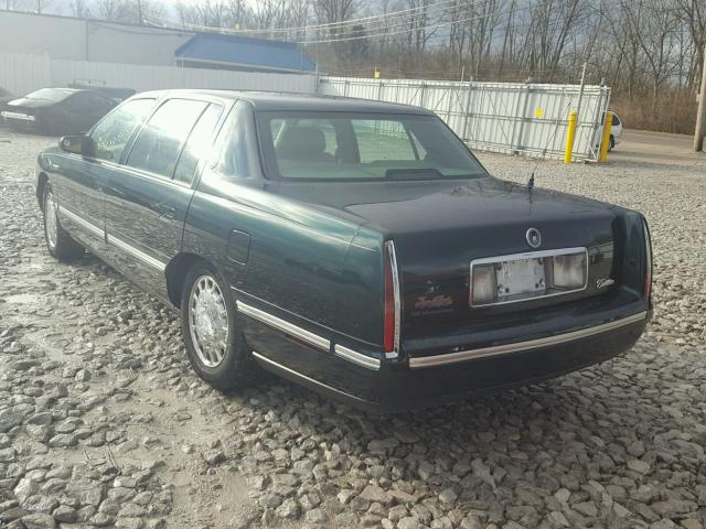 1G6KD54Y2VU286575 - 1997 CADILLAC DEVILLE GREEN photo 3