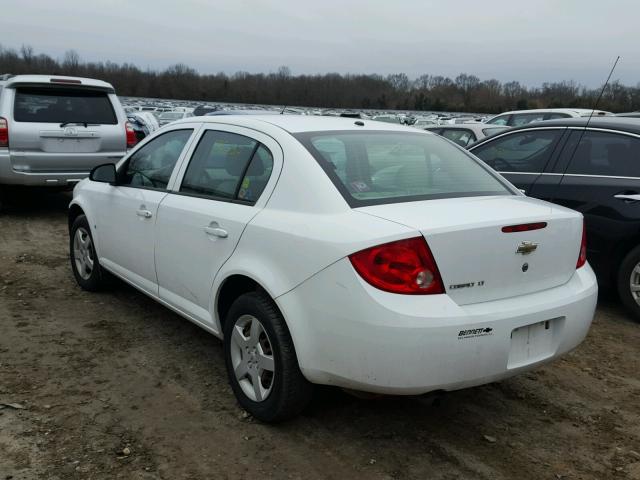 1G1AL58F687105025 - 2008 CHEVROLET COBALT LT WHITE photo 3