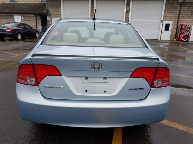 JHMFA36246S024038 - 2006 HONDA CIVIC HYBR BLUE photo 9