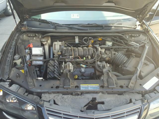 2G1WH55K139382746 - 2003 CHEVROLET IMPALA LS BLACK photo 7