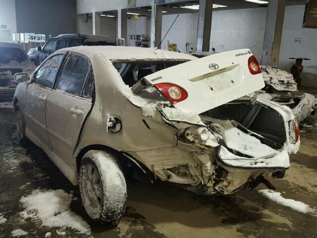 1NXBR32E53Z021847 - 2003 TOYOTA COROLLA CE WHITE photo 3