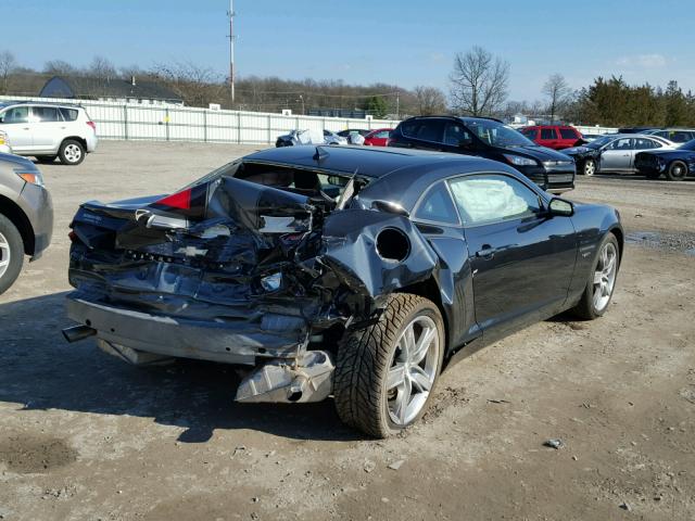 2G1FC1E35C9146360 - 2012 CHEVROLET CAMARO LT BLACK photo 4