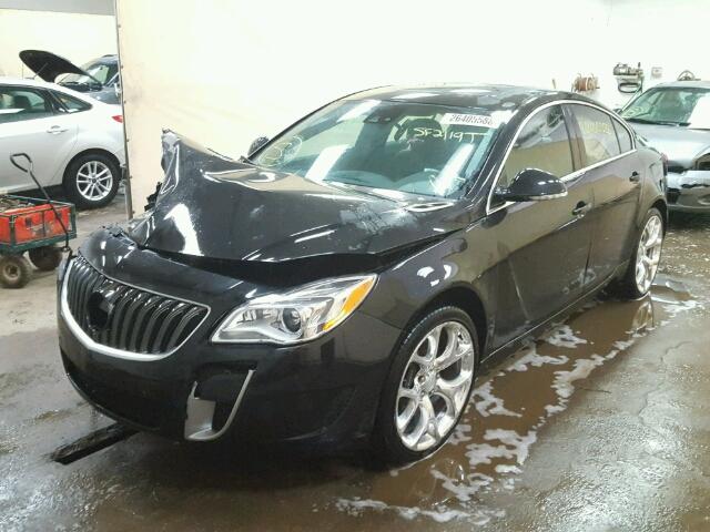 2G4GT5GX6F9266574 - 2015 BUICK REGAL GS BLACK photo 2