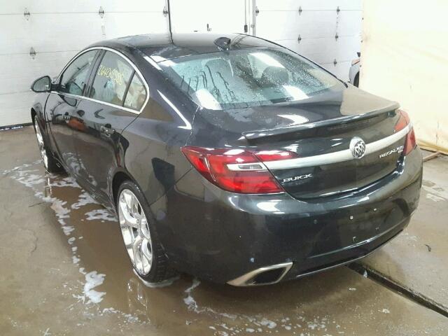 2G4GT5GX6F9266574 - 2015 BUICK REGAL GS BLACK photo 3