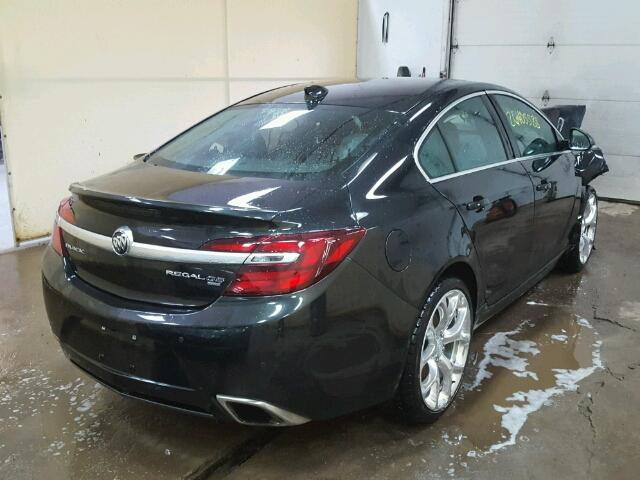 2G4GT5GX6F9266574 - 2015 BUICK REGAL GS BLACK photo 4
