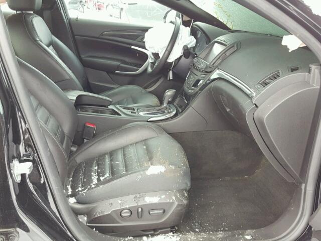 2G4GT5GX6F9266574 - 2015 BUICK REGAL GS BLACK photo 5
