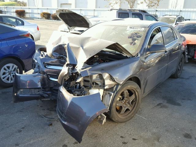 1G1ZB5E14BF292261 - 2011 CHEVROLET MALIBU LS ნაცრისფერი ფოტო 2