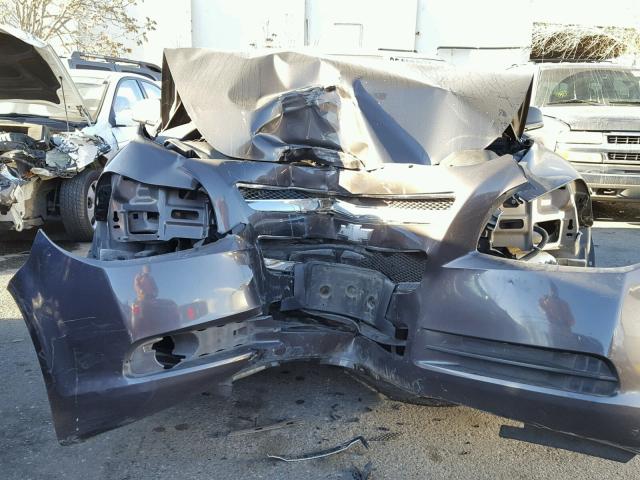 1G1ZB5E14BF292261 - 2011 CHEVROLET MALIBU LS ნაცრისფერი ფოტო 9