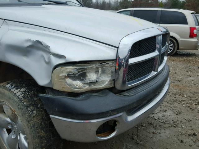 1D7HU16N84J199904 - 2004 DODGE RAM 1500 S SILVER photo 9