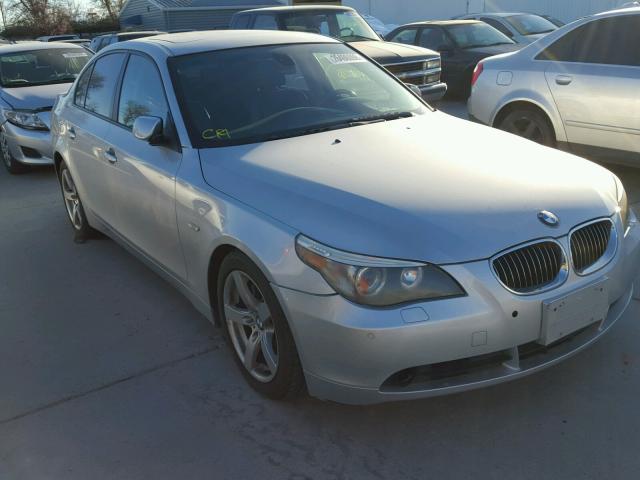 WBANB33515B116177 - 2005 BMW 545 I SILVER photo 1