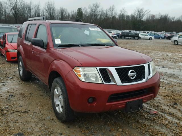 5N1AR18U38C615199 - 2008 NISSAN PATHFINDER RED photo 1