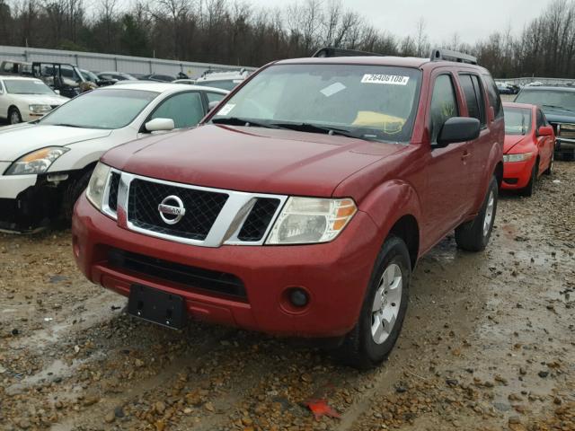 5N1AR18U38C615199 - 2008 NISSAN PATHFINDER RED photo 2